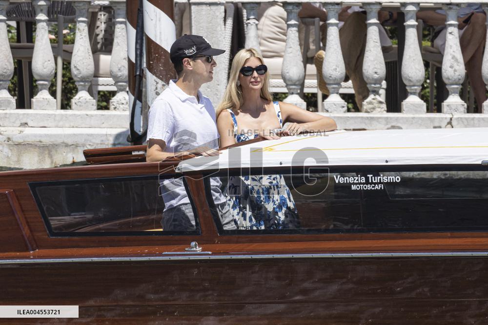 Ivanka Trump and Rania of Jordan at Bezos Wedding Day after - Venice