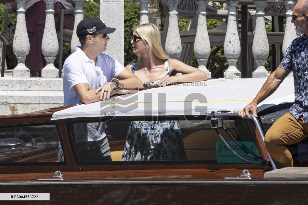 Ivanka Trump and Rania of Jordan at Bezos Wedding Day after - Venice