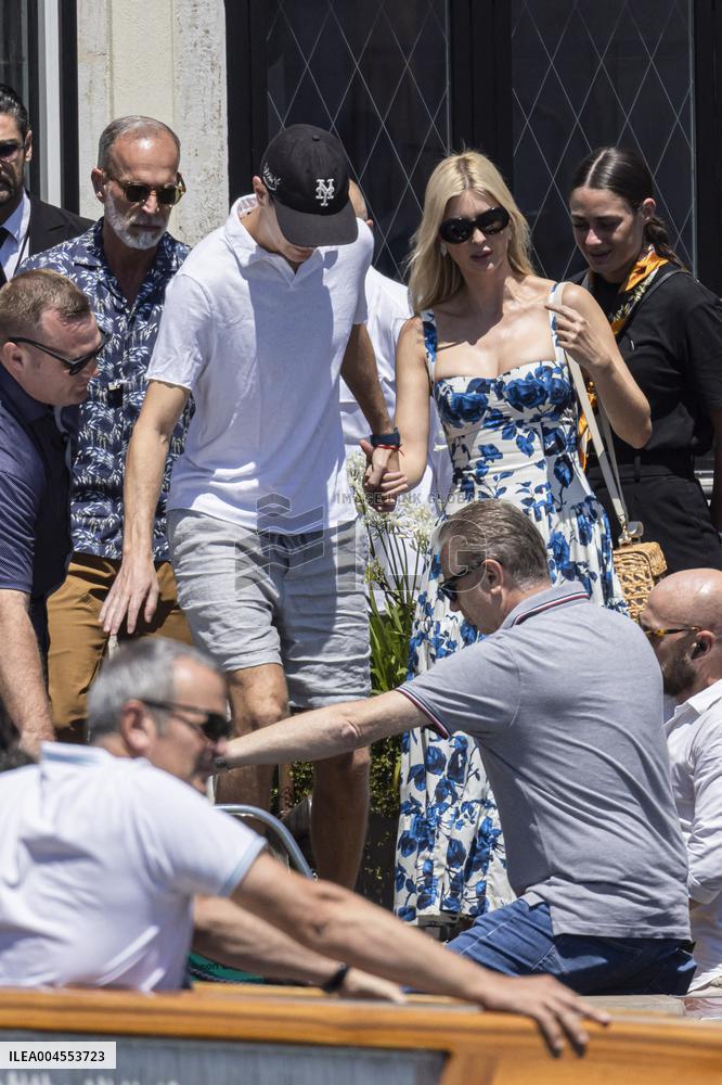 Ivanka Trump and Rania of Jordan at Bezos Wedding Day after - Venice