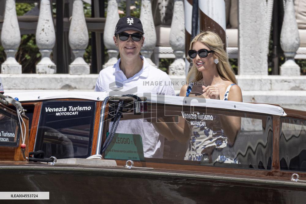 Ivanka Trump and Rania of Jordan at Bezos Wedding Day after - Venice