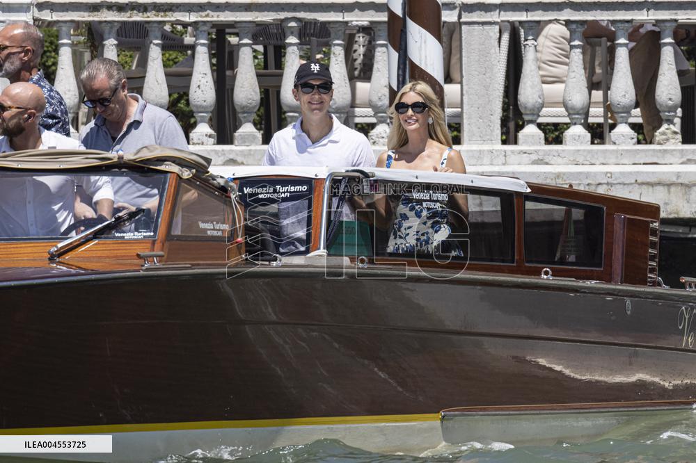 Ivanka Trump and Rania of Jordan at Bezos Wedding Day after - Venice