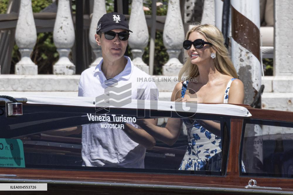 Ivanka Trump and Rania of Jordan at Bezos Wedding Day after - Venice