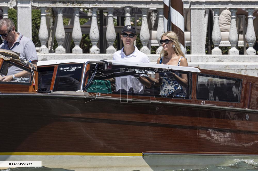Ivanka Trump and Rania of Jordan at Bezos Wedding Day after - Venice