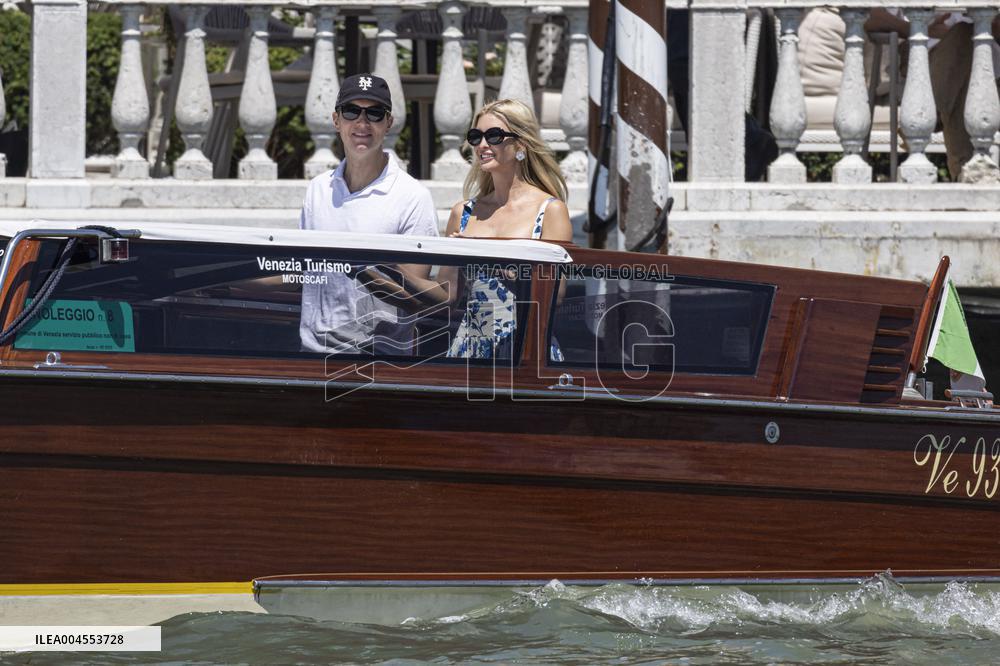 Ivanka Trump and Rania of Jordan at Bezos Wedding Day after - Venice