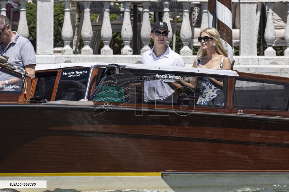 Ivanka Trump and Rania of Jordan at Bezos Wedding Day after - Venice