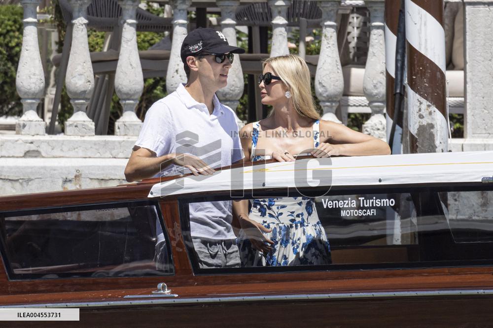 Ivanka Trump and Rania of Jordan at Bezos Wedding Day after - Venice