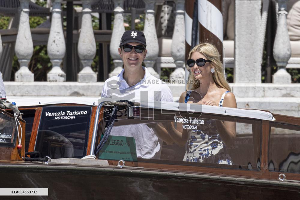 Ivanka Trump and Rania of Jordan at Bezos Wedding Day after - Venice