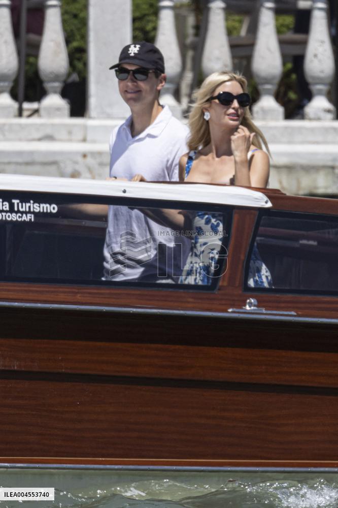 Ivanka Trump and Rania of Jordan at Bezos Wedding Day after - Venice