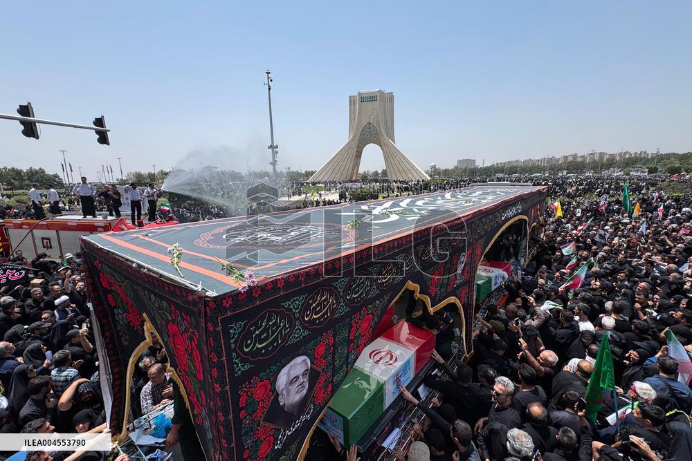 Funeral Of Commanders And Scientists Killed By Israeli Strikes - Tehran