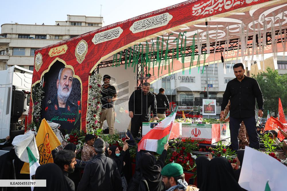 Funeral Of Commanders And Scientists Killed By Israeli Strikes - Tehran