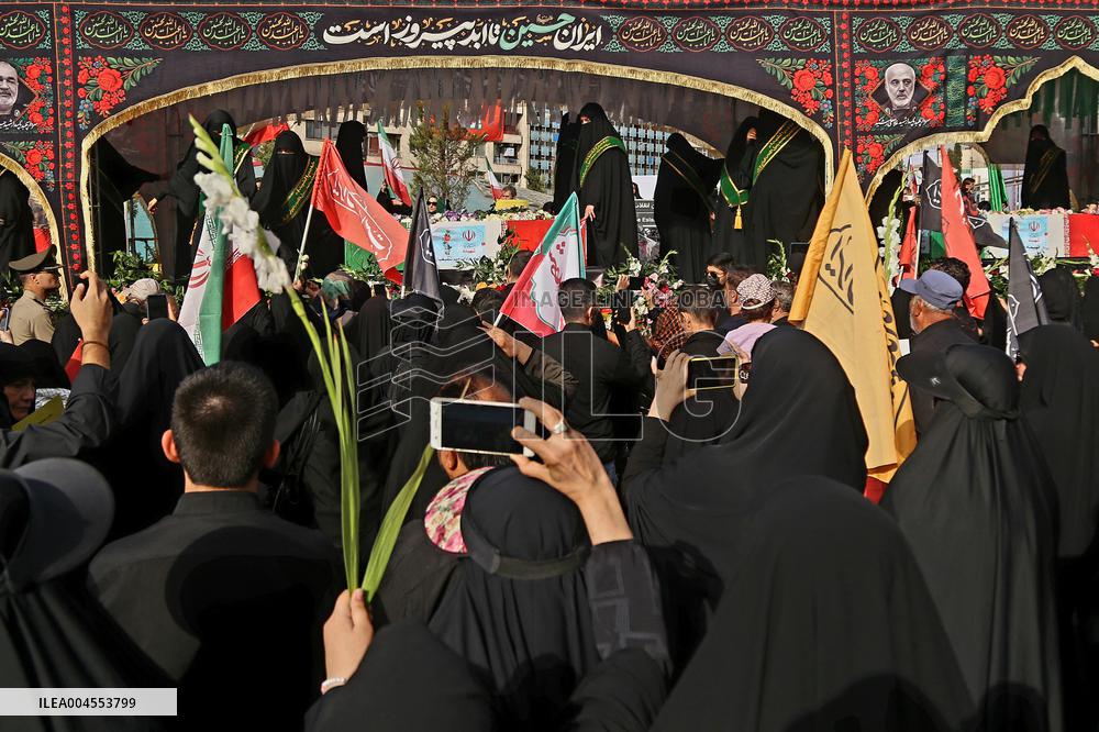 Funeral Of Commanders And Scientists Killed By Israeli Strikes - Tehran