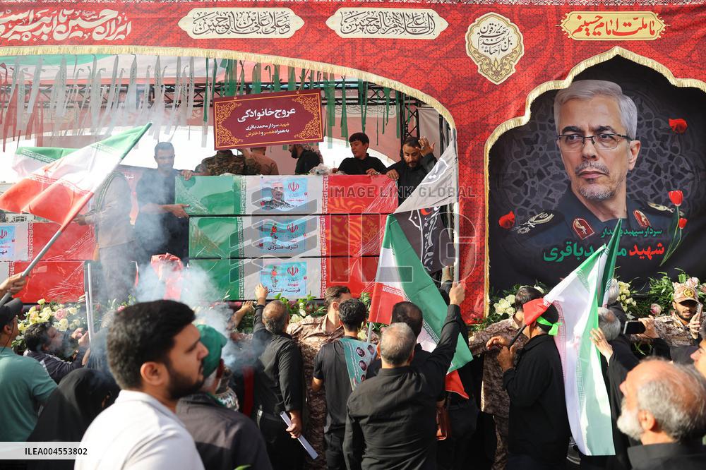 Funeral Of Commanders And Scientists Killed By Israeli Strikes - Tehran
