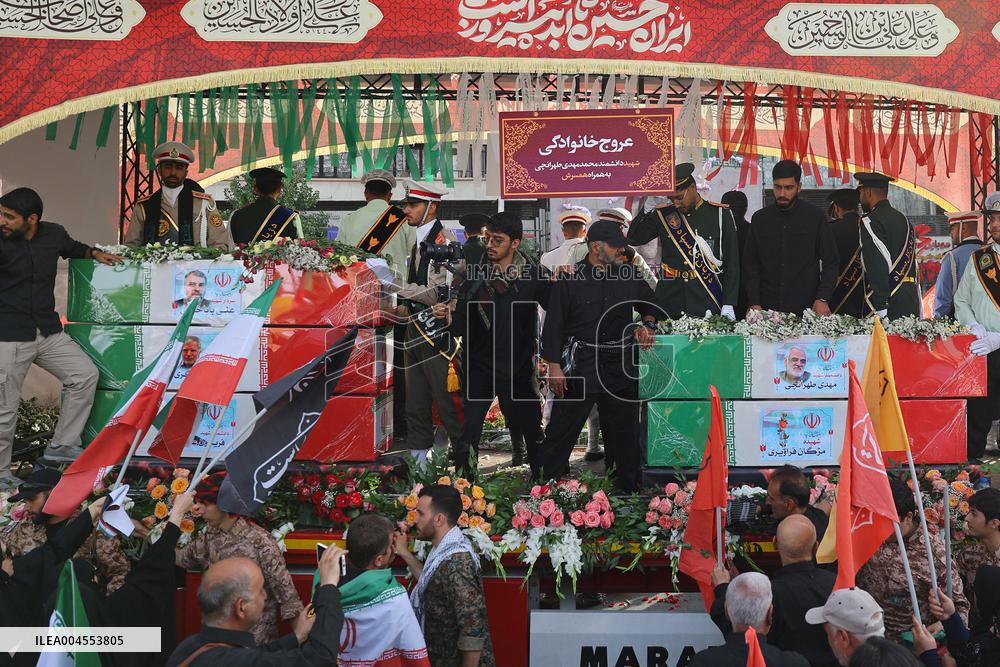 Funeral Of Commanders And Scientists Killed By Israeli Strikes - Tehran