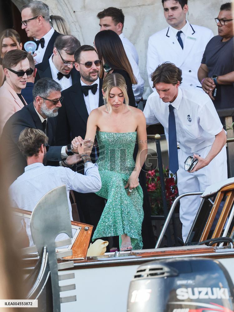 - Guests Leave The Gritti Palace to Jeff Bezos Wedding - Venice