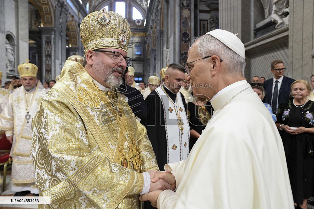 Pope Leo XIV Meets Ukrainian Greek Catholics - Vatican