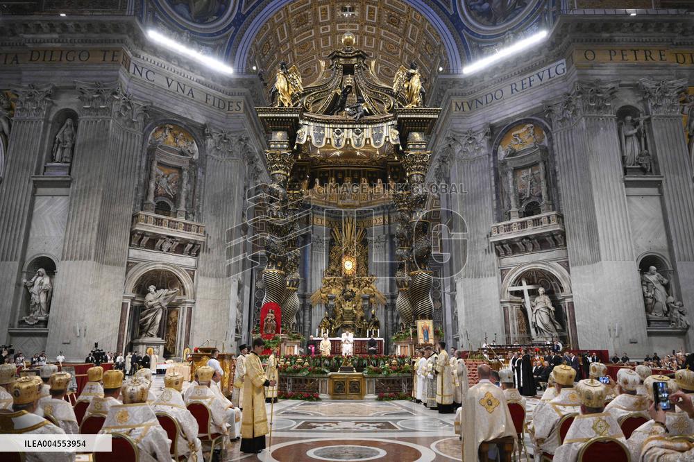 Pope Leo XIV Meets Ukrainian Greek Catholics - Vatican