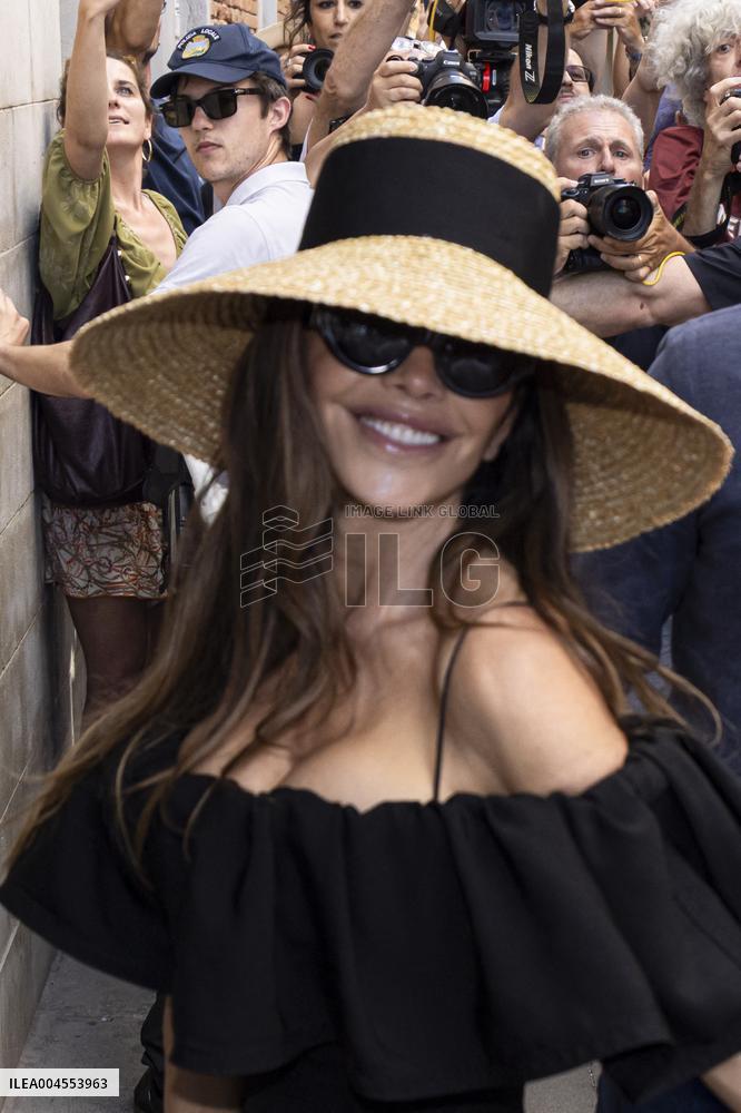 Newly Wed Jeff Bezos and Lauren Sanchez leave Harry’s Bar in Venice