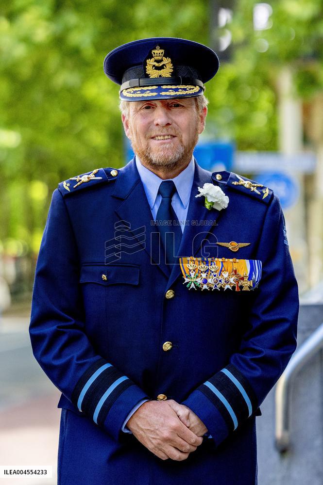 King Willem Alexander At The Veterans Day - The Hague