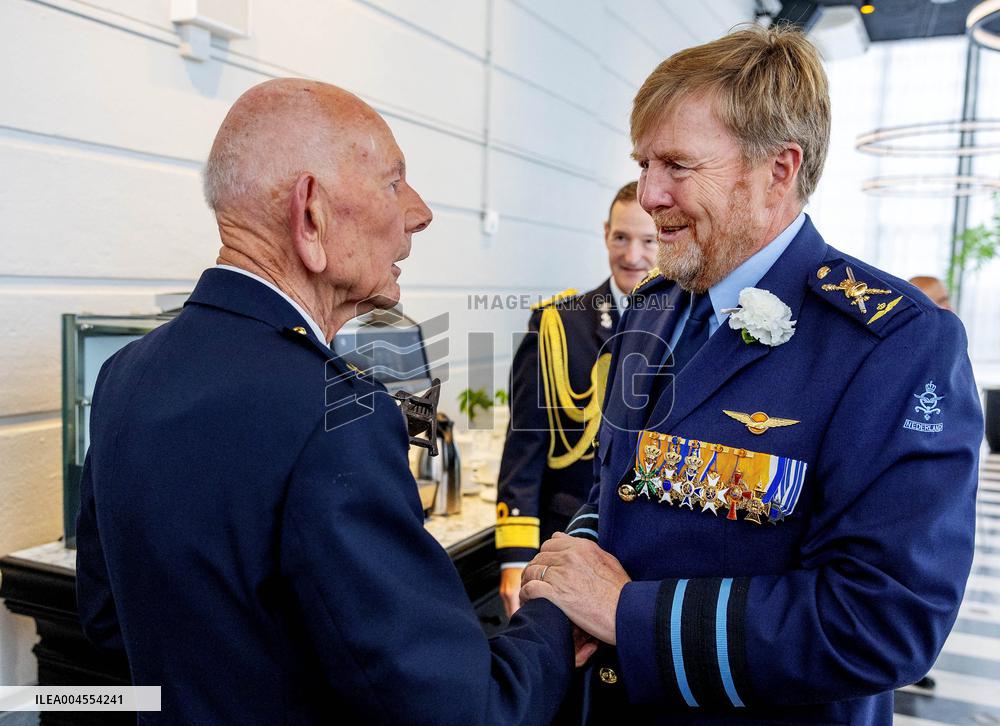 King Willem Alexander At The Veterans Day - The Hague