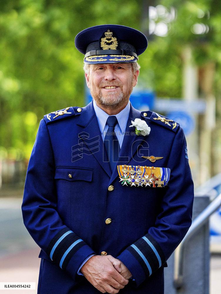 King Willem Alexander At The Veterans Day - The Hague