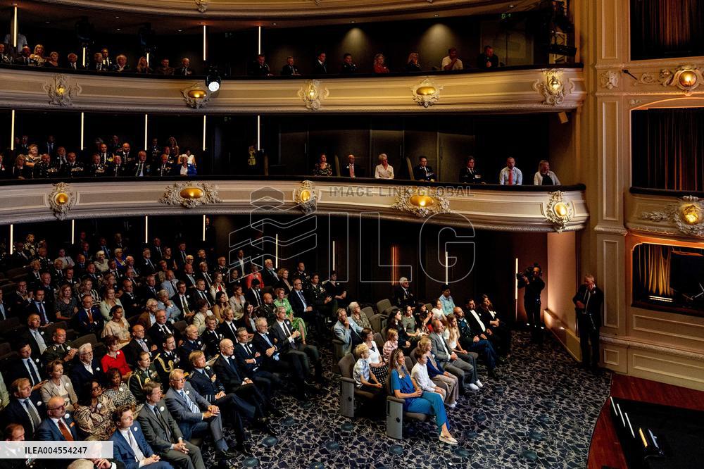 King Willem Alexander At The Veterans Day - The Hague