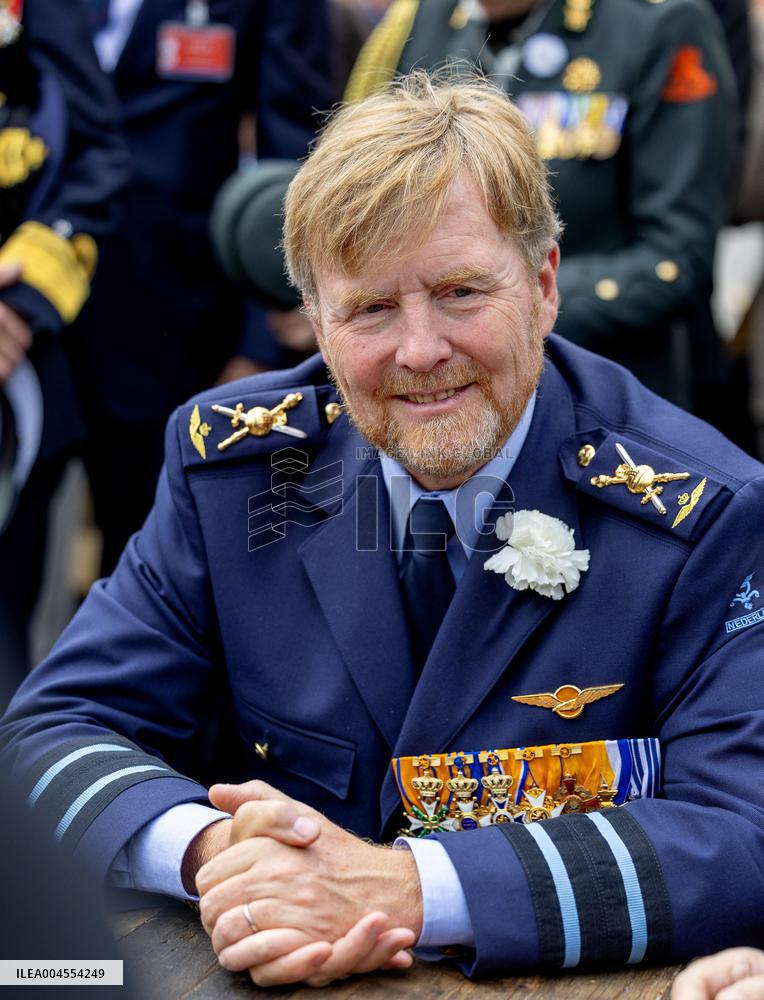King Willem Alexander At The Veterans Day - The Hague