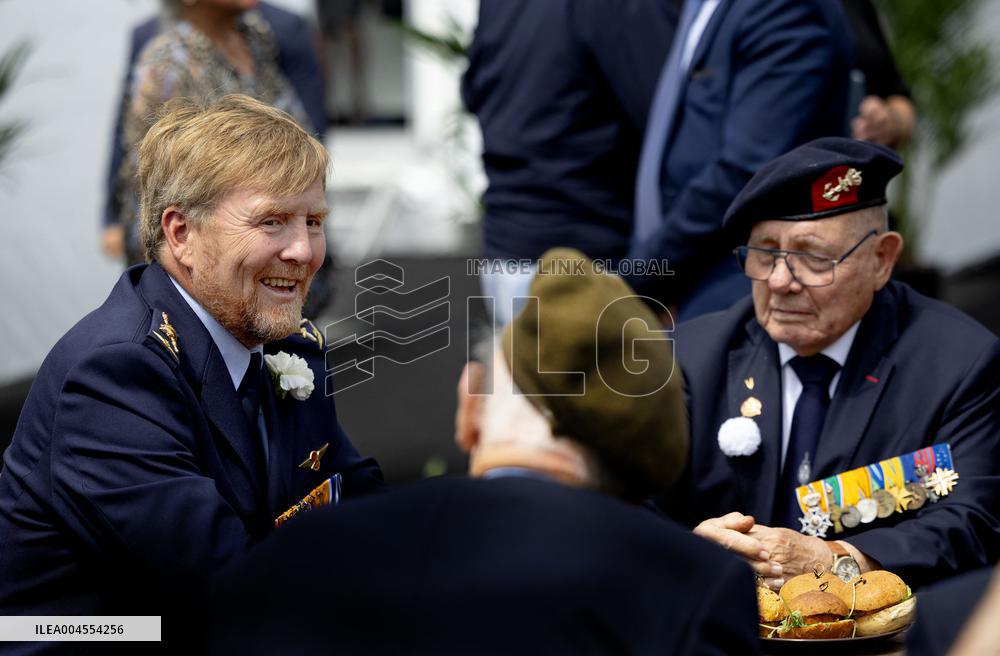 King Willem Alexander At The Veterans Day - The Hague