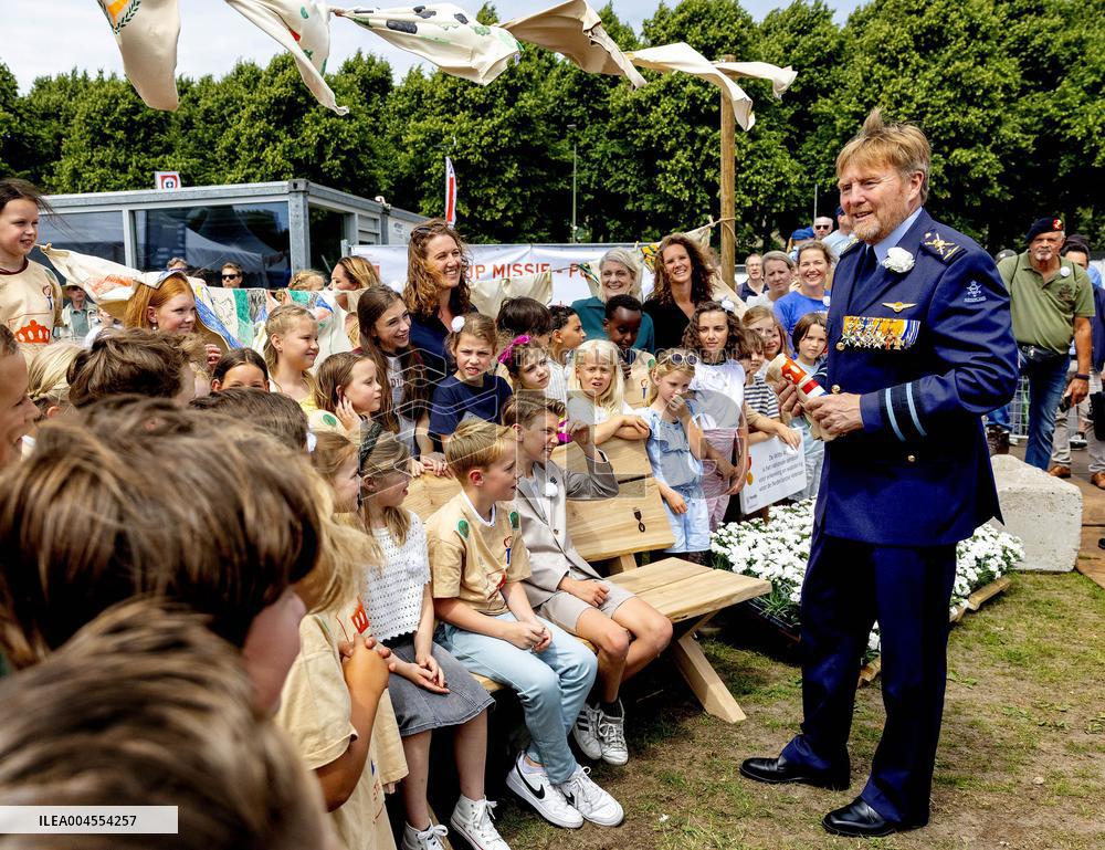 King Willem Alexander At The Veterans Day - The Hague