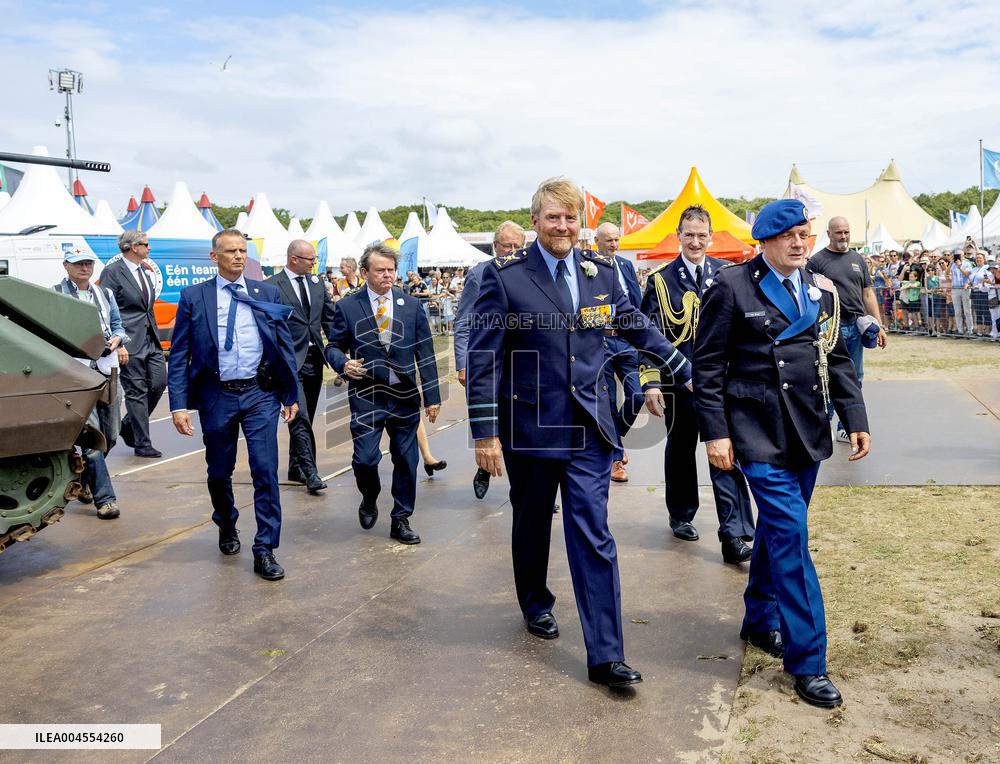 King Willem Alexander At The Veterans Day - The Hague