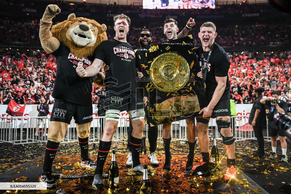 Top 14 final - Stade Toulousain vs UBB Bordeaux - celebration - FA