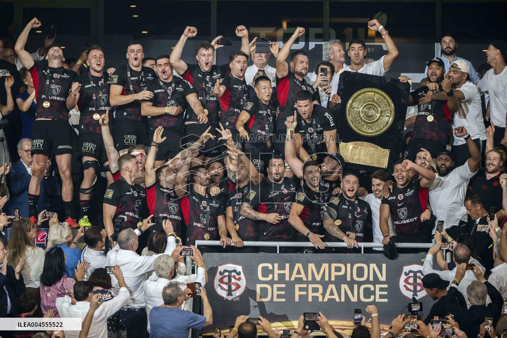 French Top 14 rugby union final match between the Stade Toulousain (Toulouse) and Union Bordeaux-Begles (UBB)  - Paris