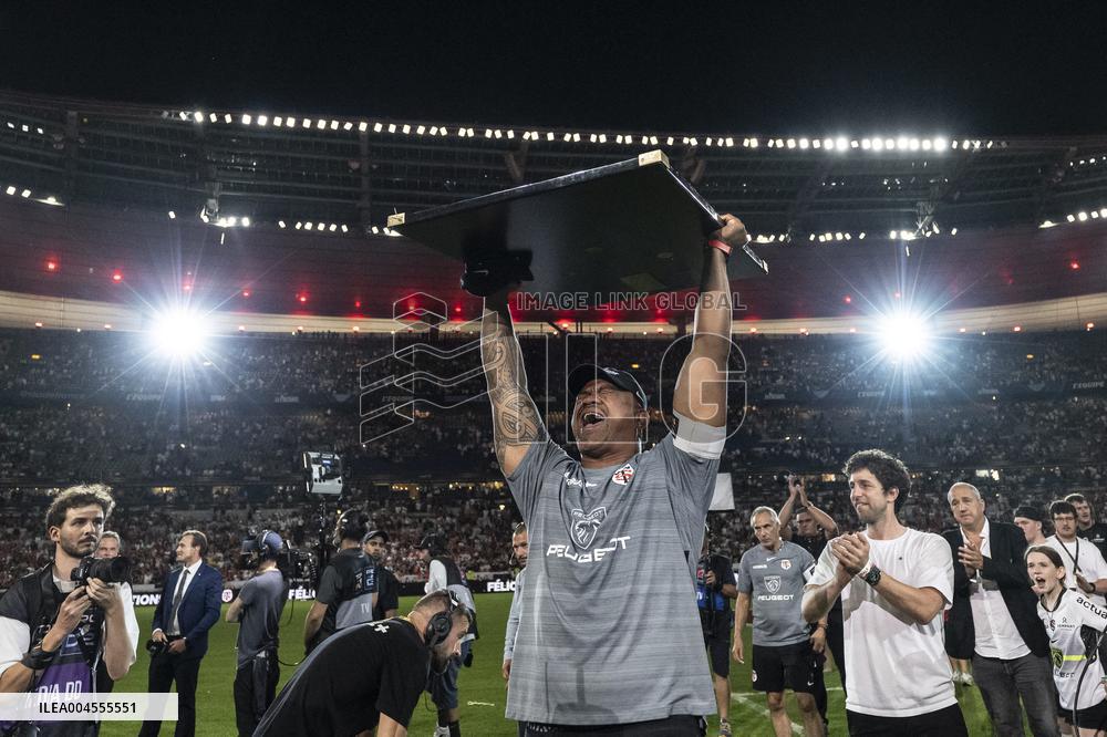 French Top 14 rugby union final match between the Stade Toulousain (Toulouse) and Union Bordeaux-Begles (UBB)  - Paris