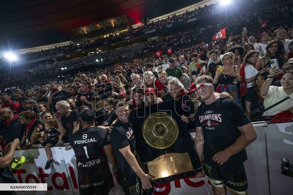 French Top 14 rugby union final match between the Stade Toulousain (Toulouse) and Union Bordeaux-Begles (UBB)  - Paris