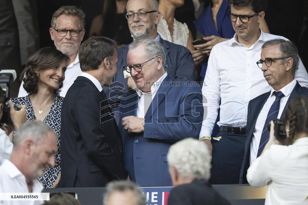 French Top 14 rugby union final match between the Stade Toulousain (Toulouse) and Union Bordeaux-Begles (UBB)  - Paris