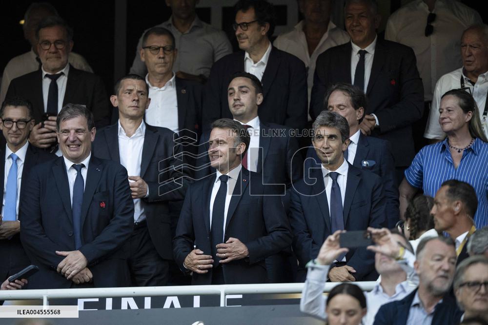 French Top 14 rugby union final match between the Stade Toulousain (Toulouse) and Union Bordeaux-Begles (UBB)  - Paris