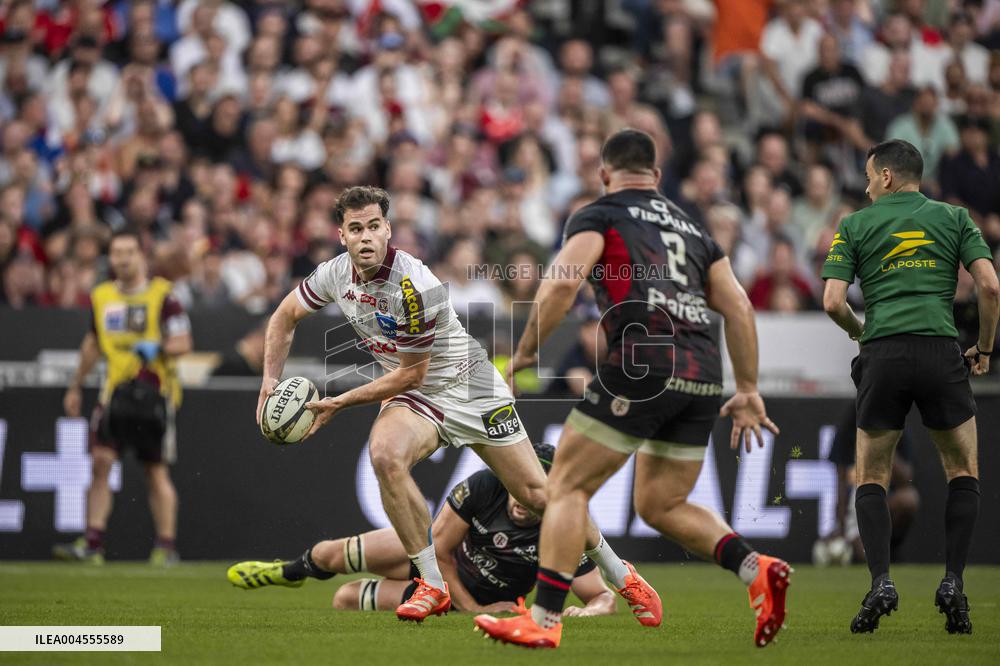 French Top 14 rugby union final match between the Stade Toulousain (Toulouse) and Union Bordeaux-Begles (UBB)  - Paris