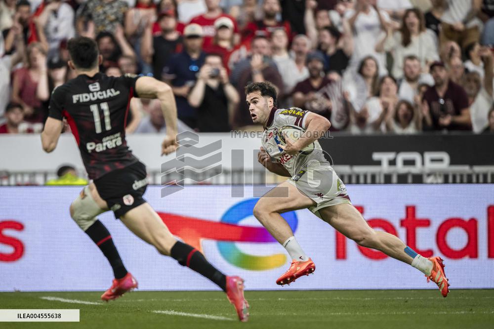 French Top 14 rugby union final match between the Stade Toulousain (Toulouse) and Union Bordeaux-Begles (UBB)  - Paris