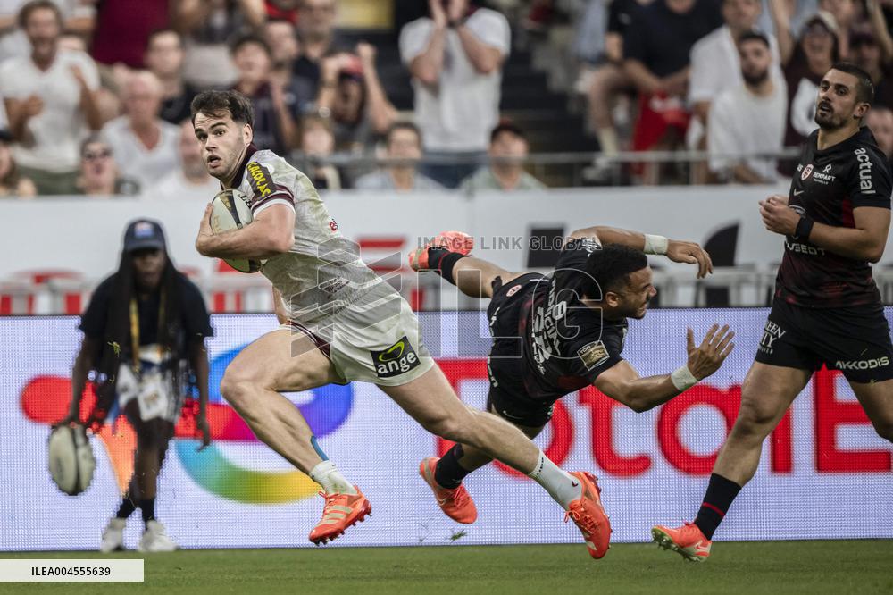 French Top 14 rugby union final match between the Stade Toulousain (Toulouse) and Union Bordeaux-Begles (UBB)  - Paris