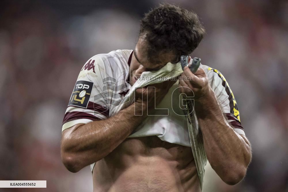 French Top 14 rugby union final match between the Stade Toulousain (Toulouse) and Union Bordeaux-Begles (UBB)  - Paris