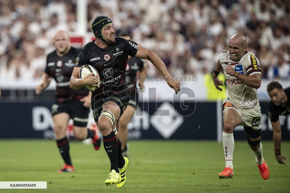 French Top 14 rugby union final match between the Stade Toulousain (Toulouse) and Union Bordeaux-Begles (UBB)  - Paris