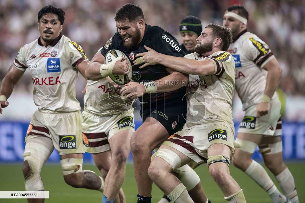 French Top 14 rugby union final match between the Stade Toulousain (Toulouse) and Union Bordeaux-Begles (UBB)  - Paris