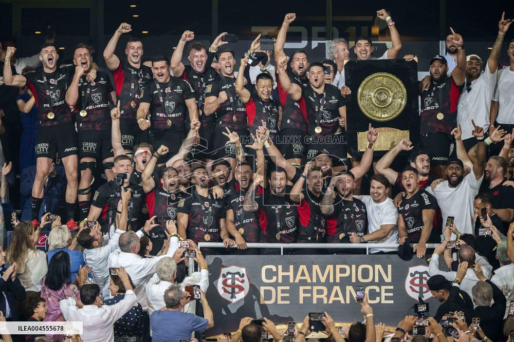 French Top 14 rugby union final match between the Stade Toulousain (Toulouse) and Union Bordeaux-Begles (UBB)  - Paris