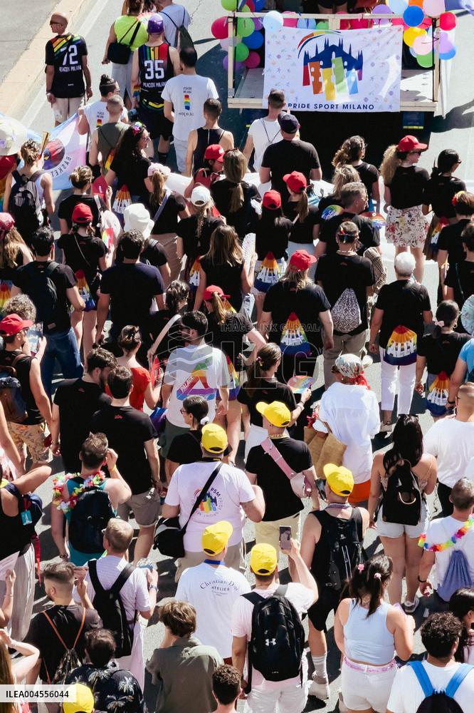 Milano Pride 2025 parade - Italy