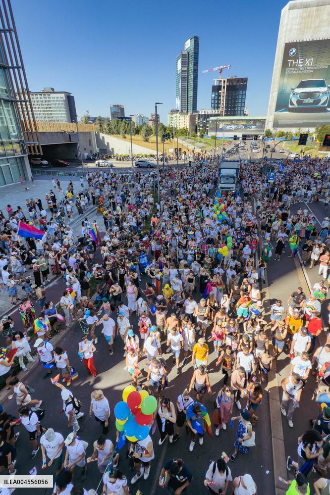 Milano Pride 2025 parade - Italy
