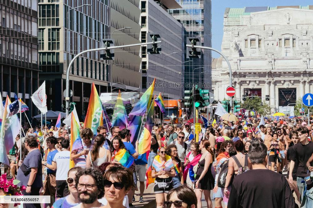 Milano Pride 2025 parade - Italy