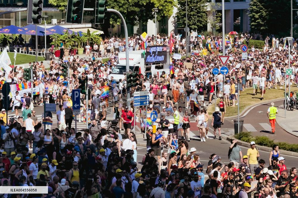 Milano Pride 2025 parade - Italy