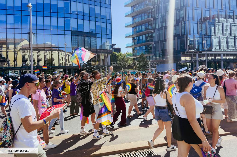 Milano Pride 2025 parade - Italy
