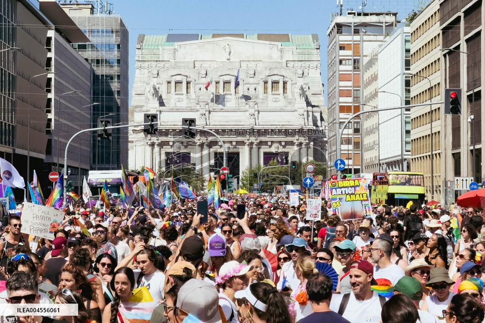 Milano Pride 2025 parade - Italy