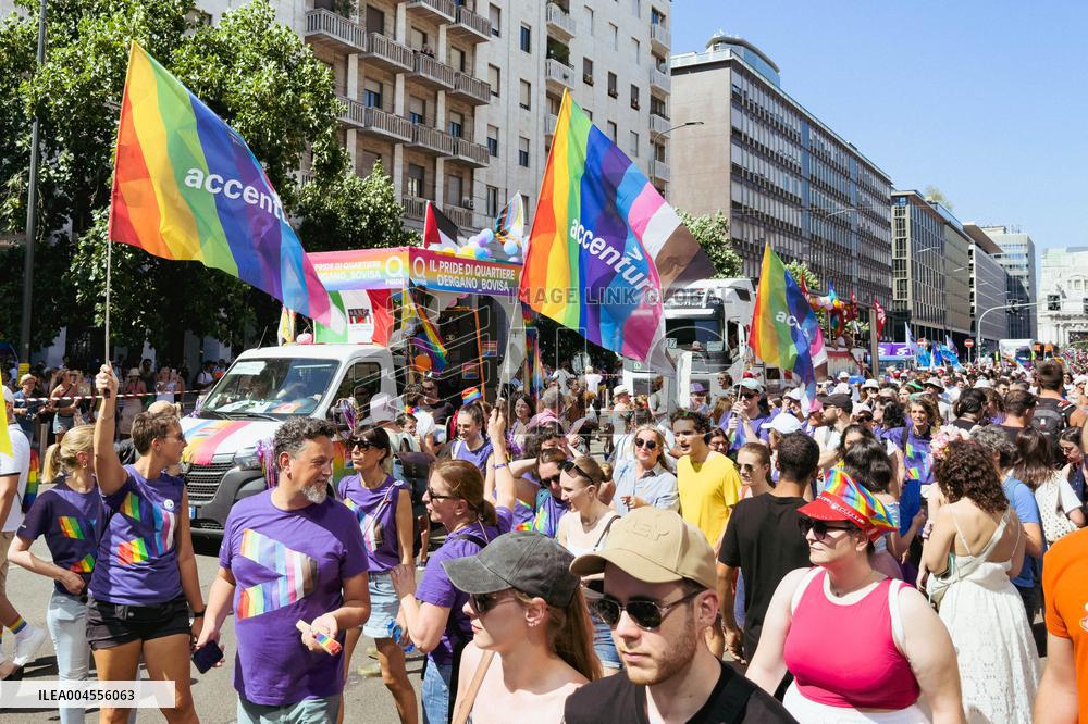 Milano Pride 2025 parade - Italy