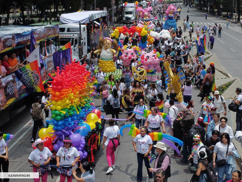 47th Annual Pride Parade Celebration in Mexico